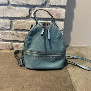 Steve Madden Teal Backpack with Stud Accents